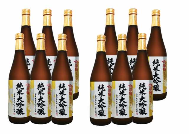 送料無料 小山本家酒造 浜福鶴 純米大吟醸 720ml×2ケース/12本