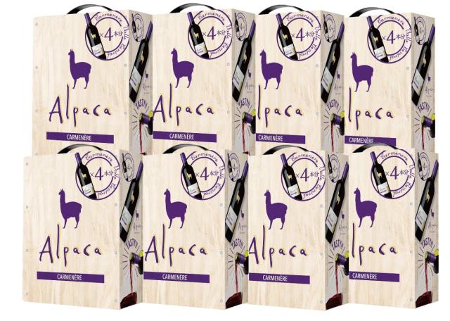 送料無料 BOXワイン BIB 箱ワイン サンタヘレナ アルパカ カルメネール B・I・B 3000ml 3L×8本の通販は