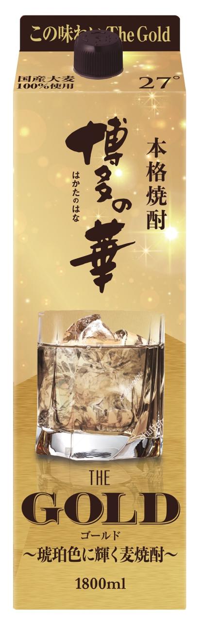 本格麦焼酎 福徳長 博多の華 THE GOLD 麦 27度 1800ml 1.8L×12本