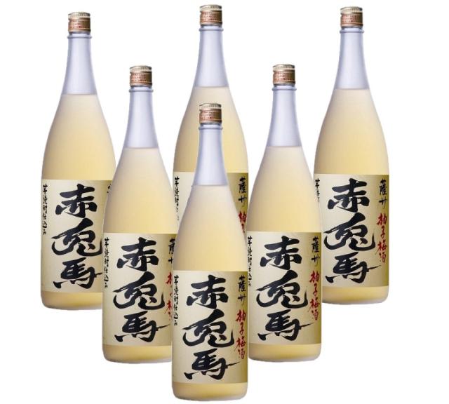 送料無料 濱田酒造 リキュール 本格梅酒 赤兎馬 せきとば 柚子梅酒 14度 1800ml 1.8L×1ケース/6本