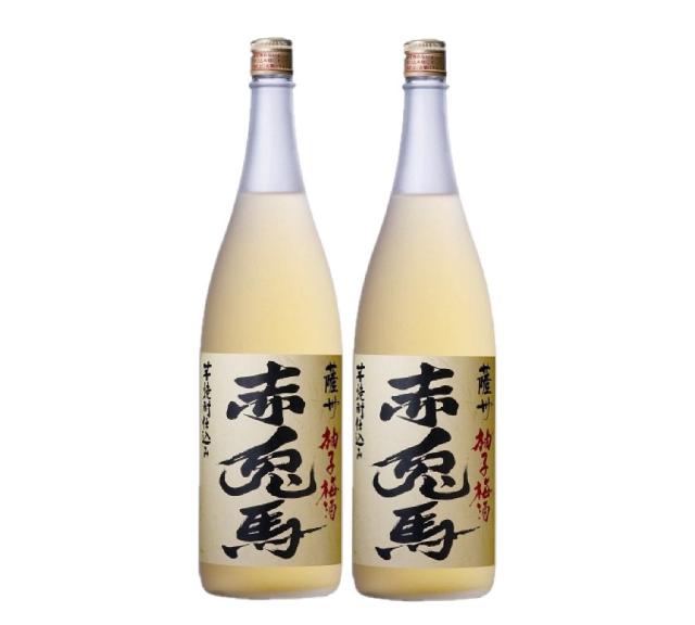濱田酒造 リキュール 本格梅酒 赤兎馬 せきとば 柚子梅酒 14度 1800ml 1.8Ｌ 2本 ご注文は6本まで同梱可能