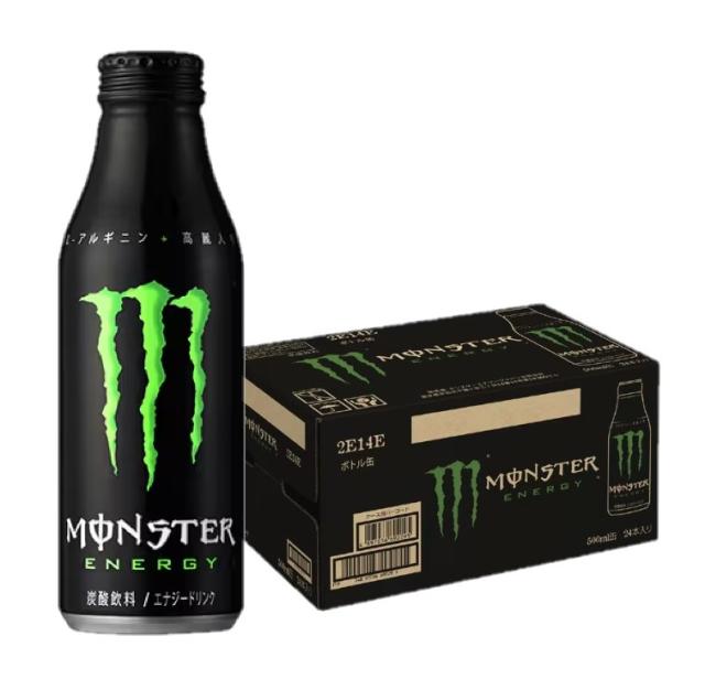 送料無料 アサヒ飲料 モンスターエナジー ボトル缶 500ml×1ケース/24本の通販は 6,998円