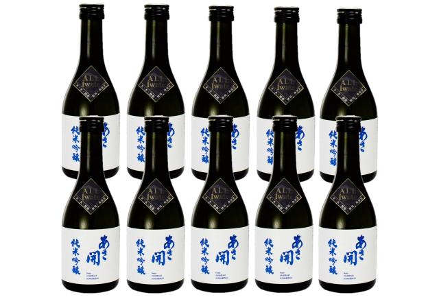 日本酒 あさ開 純米吟醸 白ラベル 300ml×1ケース/10本