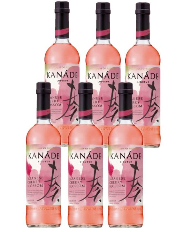 毎週日曜はサンキュー配送で+5％ ジャパニーズクラフトリキュール サントリー KANADE 奏 桜 32度 700ml×1ケース/6本