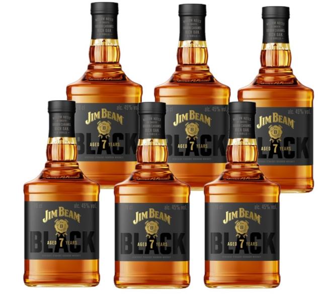 送料無料 サントリー ジムビーム ブラック 45度 700ml×1ケース/6本