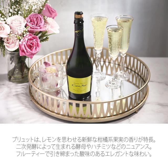 コノスル スパークリングワイン ブリュット 750ml×1ケース/12本［白 辛口/スーパークリング/チリ］