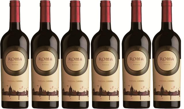 送料無料 フォンタナ カンディダ ローマ ロッソ 750ml×6本 [赤/ミディアムボディ/イタリア]の通販は