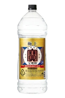 宝酒造 宝焼酎 極上宝 20度 4000ml 4L ペット×4本