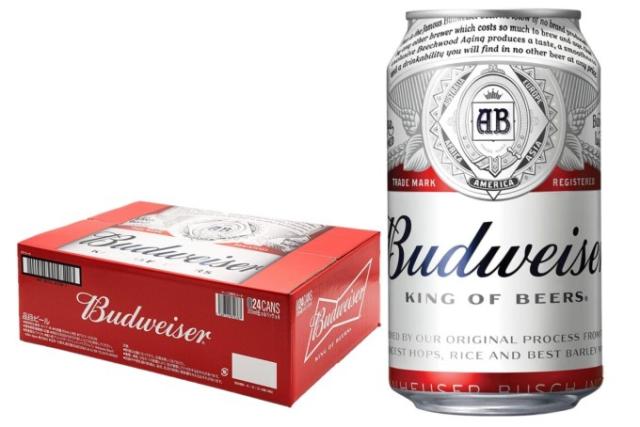 Pontaパス会員送料無料 アンハイザー・ブッシュ・インベブ バドワイザー 韓国産 330ml×1ケース/24本 heat_gの通販は