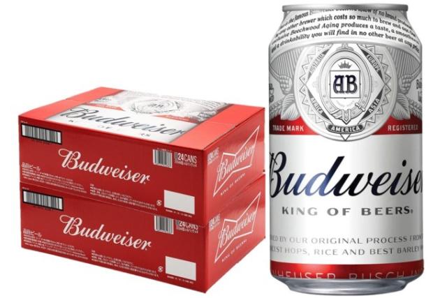 Pontaパス会員送料無料 アンハイザー・ブッシュ・インベブ バドワイザー 韓国産 330ml×2ケース/48本 heat_gの通販は 10,098円