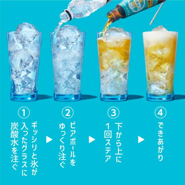 炭酸水で割って楽しむビール】送料無料 サントリー ビアボール 小瓶