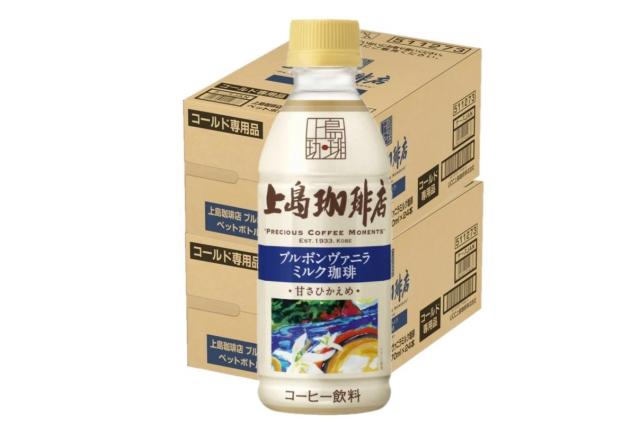 送料無料 UCC 上島珈琲店 ブルボンヴァニラミルク珈琲 270ml×2ケース/48本の通販は 7,298円