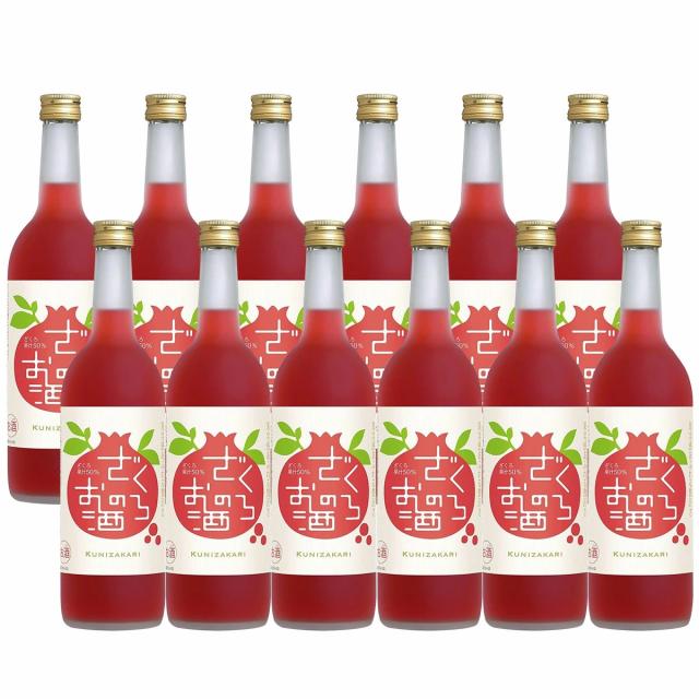 國盛 果実のお酒 フルリア ざくろのお酒 720ml 12本/2ケース