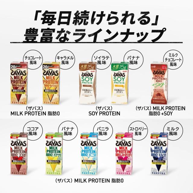 SAVAS ザバス MILK PROTEIN イチゴ風味 200ml×2ケース/48本 明治 ミルクプロテイン_4