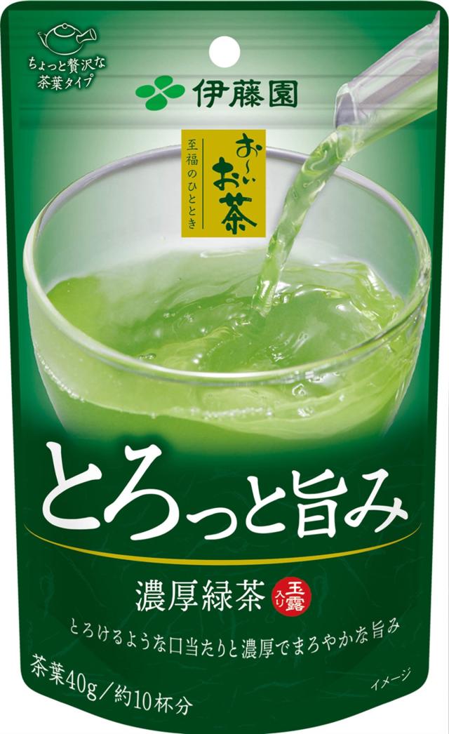 送料無料 伊藤園 お〜いお茶 至福のひととき とろっと旨み濃厚緑茶 40g×10本の通販は 5,498円