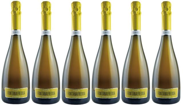モンテ物産 フォンタナフレッダ “エソルディオ” スプマンテ・エクストラ・ドライ 750ml×6本 ［白/泡/やや辛口/イタリア/ピエモンテ]