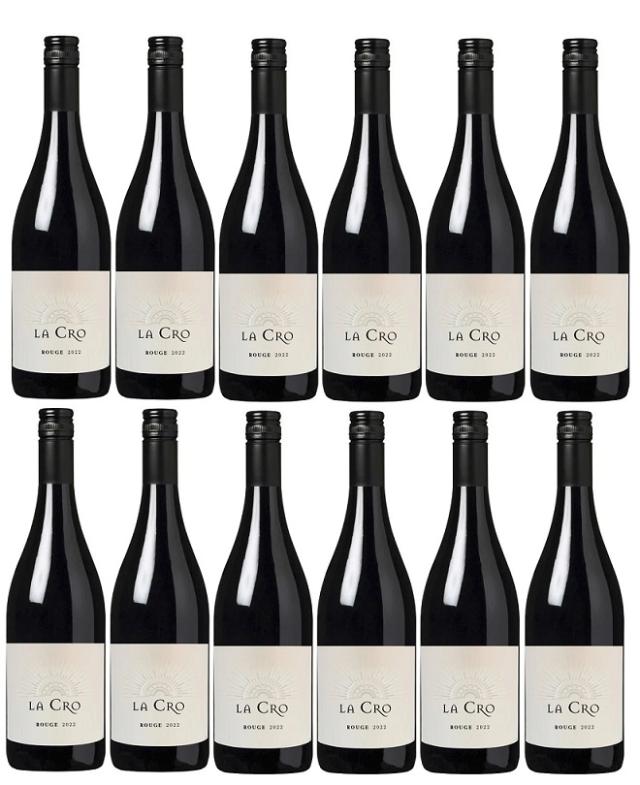 ラ・クロワザード ラ・クロ ルージュ 750ml×12本［赤/フルボディ/フランス/ラングドック・ルーション]