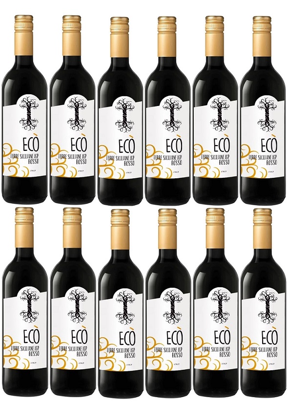チェヴィコ エコ テッレ シチリアーネ ロッソ750ml×12本[赤/フルボディ/イタリア/シチリア]本州(一部地域を除く)は