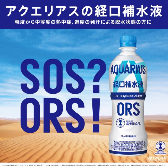 コカ コーラ アクエリアス 経口補水液 500ml×2ケース/48本