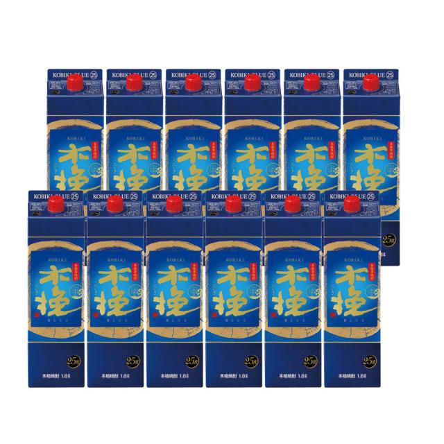 雲海 木挽 BLUE ブルー 25度 パック 1800ml 1.8L×12本