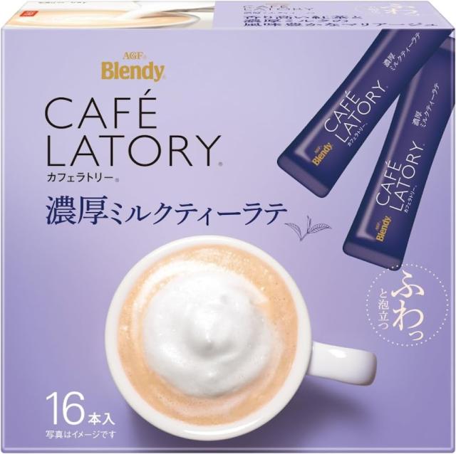 AGF ブレンディ カフェラトリー スティック 濃厚ミルクティーラテ 16本入 2ケース/12箱