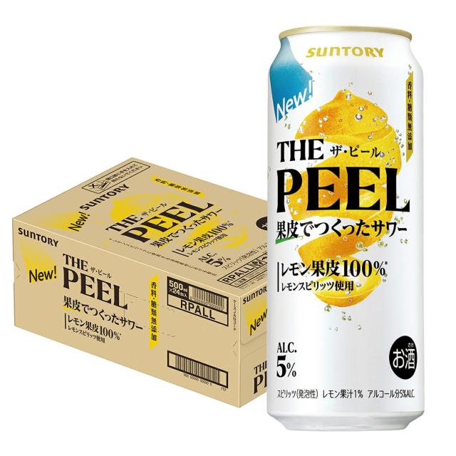 サントリー THE PEEL レモン 500ml×1ケース/24本