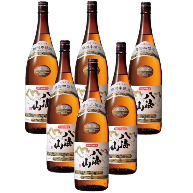 酒 日本酒 お酒 八海山 1800ml 6 本セット 送料無料 八海醸造