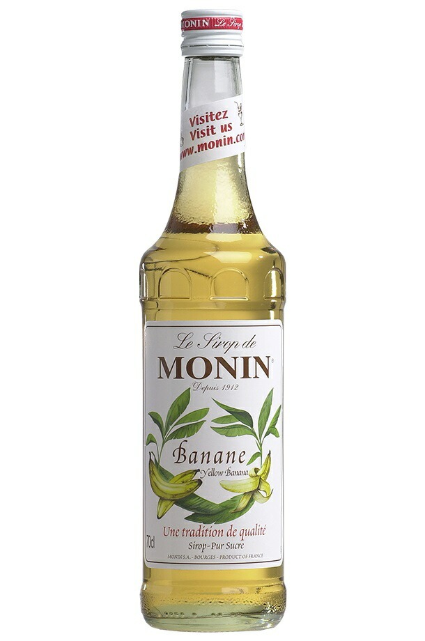送料無料 MONIN モナン イエローバナナ シロップ 700ml 1本 ノンアルコール シロップ
