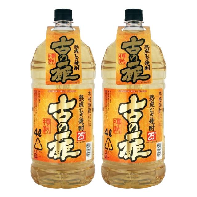 本格熟成麦焼酎 篠崎 古の扉 (いにしえのとびら) 25度 4000ml 4L 2本