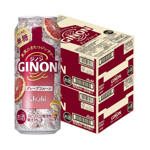 アサヒ GINON ジノン グレープフルーツ 500ml×2ケース/48本