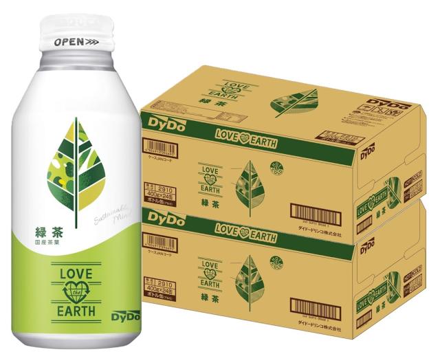 送料無料 ダイドー ラブジアース 緑茶 400g×2ケース/48本 お茶