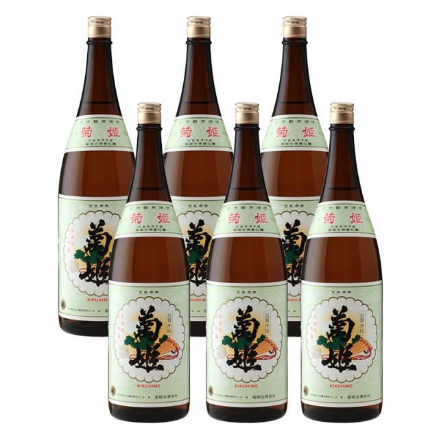 日本酒 【石川県の地酒】 菊姫 姫 1800ml 1.8L×6本 【公式通販】