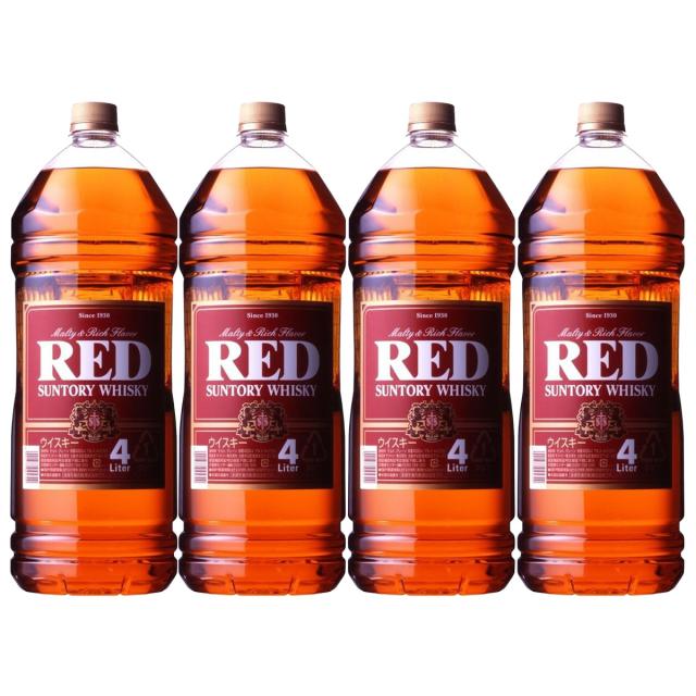 サントリー ウイスキー レッド 4000ml(4L)×4本
