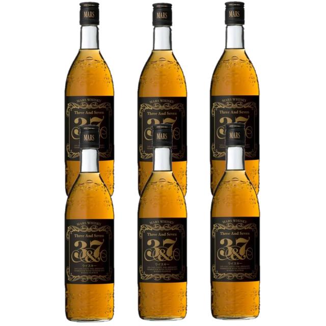 本坊酒造 MARS WHISKY スリーアンドセブンマルスウイスキー 3＆7 720ml×6本 北海道・東北・四国・九州・沖縄県は別途送料がかかります ブレンデッドウイスキー 国産 ウイスキー ウィスキー