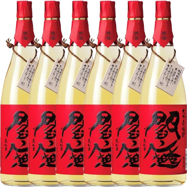老松酒造 本格麦焼酎 閻魔 えんま 樽 25度 1.8L 1800ml 1.8L×1ケース/6本