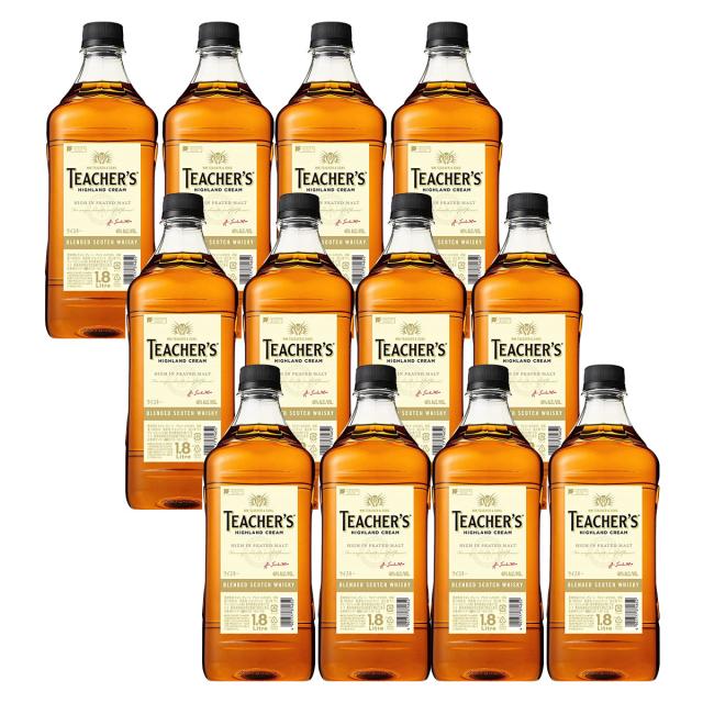 スコッチウィスキー ティーチャーズ ハイランドクリーム 40度 1800ml 1.8L×12本
