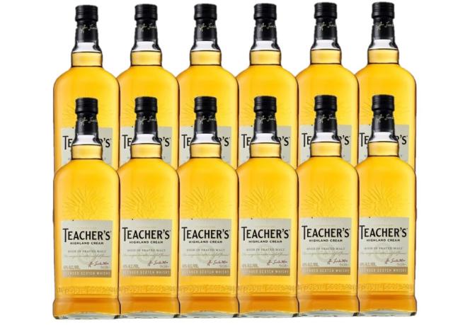 ブレンデッドスコッチウイスキー ティーチャーズ ハイランドクリーム 40度 700ml×12本