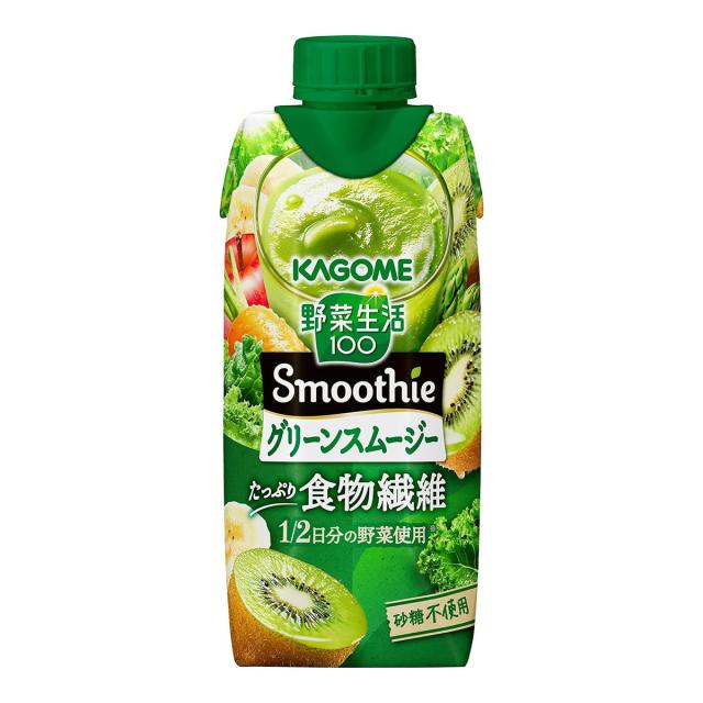 KAGOME カゴメ 野菜生活100 Smoothie グリーンスムージー 330ml×4ケース/48本