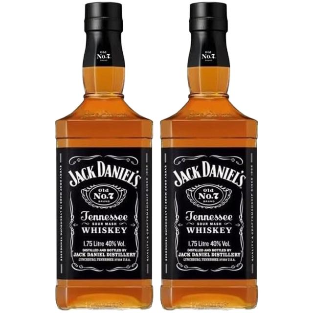 ジャックダニエル ブラック 1750ml×2本 brfmの通販はau PAY マーケット