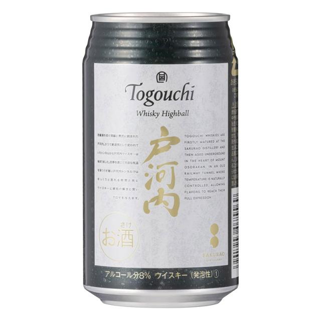 サクラオブルワリーアンドディスティラリー ウイスキーハイボール戸河内 缶 350ml×2ケース/48本