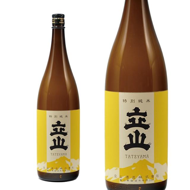 日本酒 富山県 立山酒造 純米酒 1800ml 1.8L×6本
