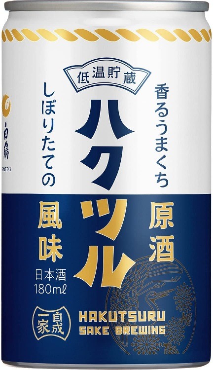 白鶴酒造 香るうまくち原酒 缶カップ 180ml ×30本