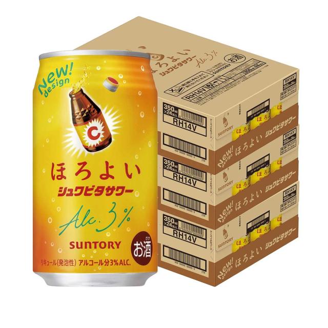 サントリー ほろよい シュワビタサワー 350ml×3ケース/72本