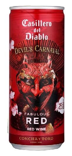 カッシェロ・デル・ディアブロ デビルス・カルナバル ファビュラス レッド 250ml×24本 [チリ/赤ワイン/辛口/フルボディ] 11,859円