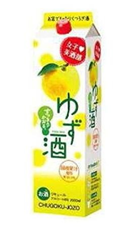 サクラオB&D 女子美酒部 ゆず酒 2000ml 2L×2ケース/12本