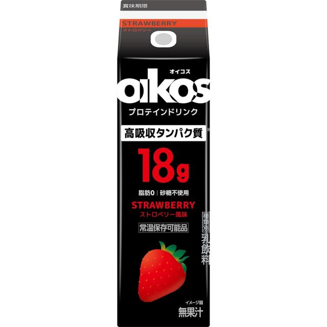 ダノン オイコス プロテインD高吸収たんぱく質18gストロベリー風味 240ml×4ケース/48本