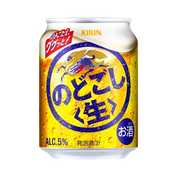 麒麟 のどごし 生 250ml×3入れもの/72本
