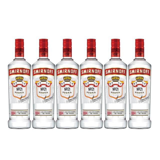 キリン スミノフ ウォッカ レッド 40度 750ml×6本
