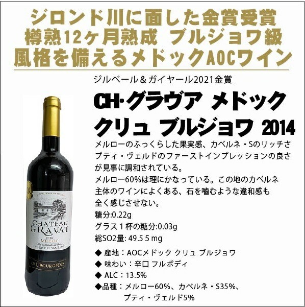 4/26限定 OFFクーポン メドック金賞＆AOCボルドー金賞ワイン入り 12本セット [750ml×12本]　ワインセット_3