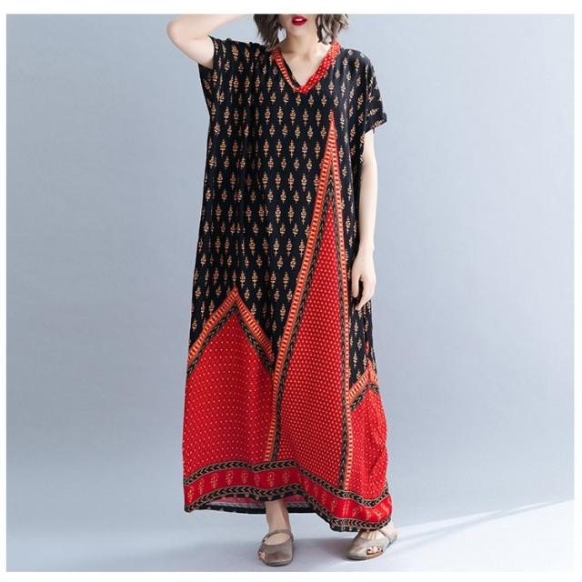 ワンピース レディース リゾートワンピース ロング マキシワンピース 大きいサイズ Vネック シフォンワンピース リゾート ハワイ 夏ワンの通販はau Pay マーケット Kireifuku Au Pay マーケット店